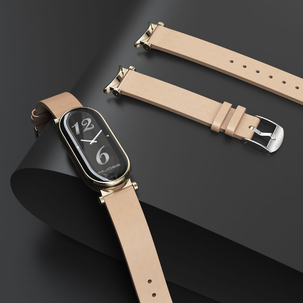 Leather Strap For MI Band 10 1 - Health Wellness Bracelet 评论和价格