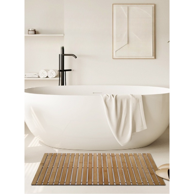 40 X 120Cm Large Size Bamboo B - Bamboo Bath Mat 评论和价格