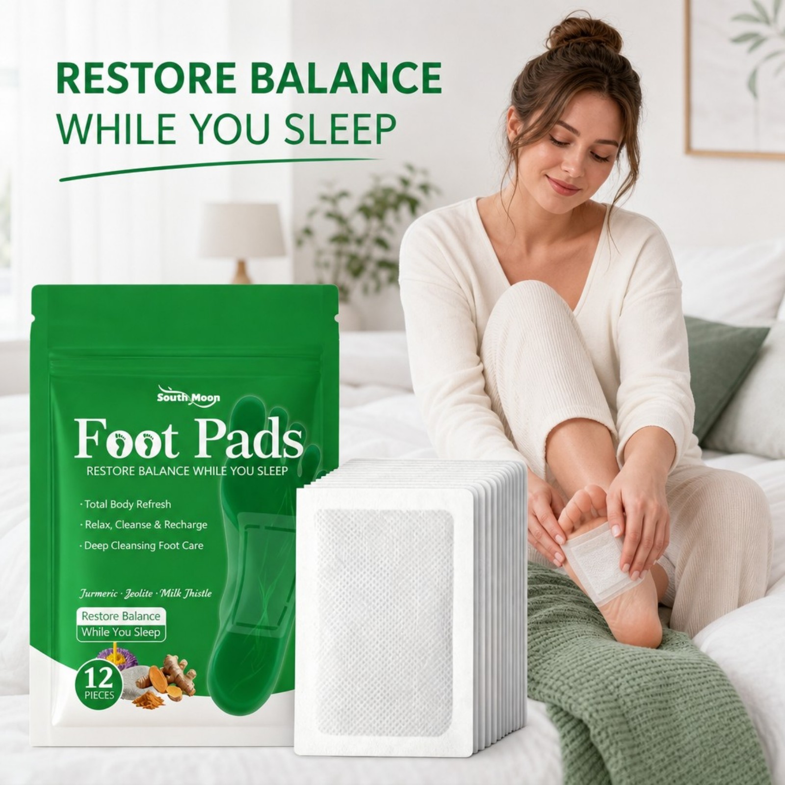 12/36/60/120pcs Turmeric Foot  - Detox Foot Patch 评论和价格
